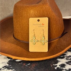 Ivanna (Gold  Cross Earrings)